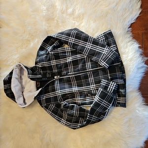 Spyder black and off-white lightweight jacket